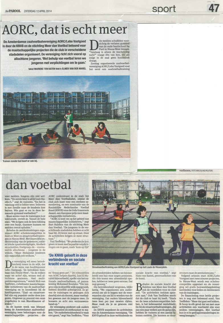 Stichting AORC-Lebo in het Parool