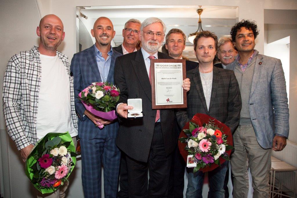 Vz. Ronald van Teeffelen wint net niet de Penning Sportraad Amsterdam
